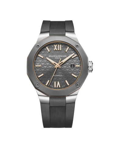 BAUME & MERCIER RIVIERA steel and titanium on...