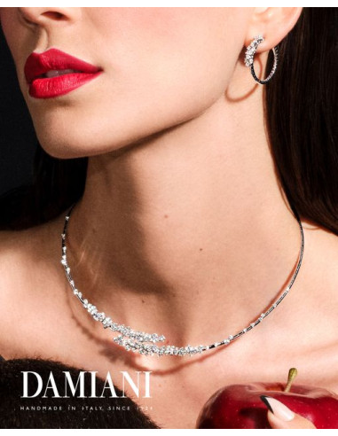 Damiani Mimosa FLEXI Orecchini in oro bianco...