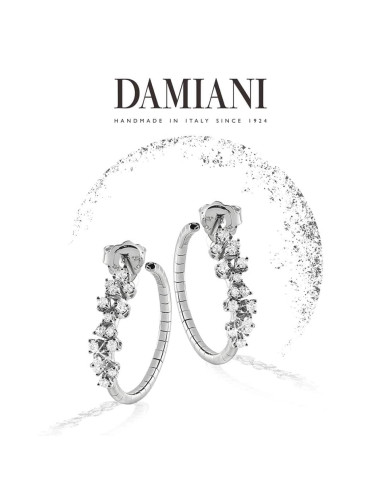 Damiani Mimosa FLEXI Orecchini in oro bianco...