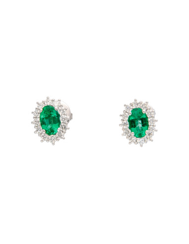 Crivelli Emerald Collection Gold Earrings ,...