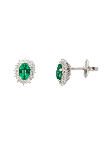 Crivelli Emerald Collection Gold Earrings ,...