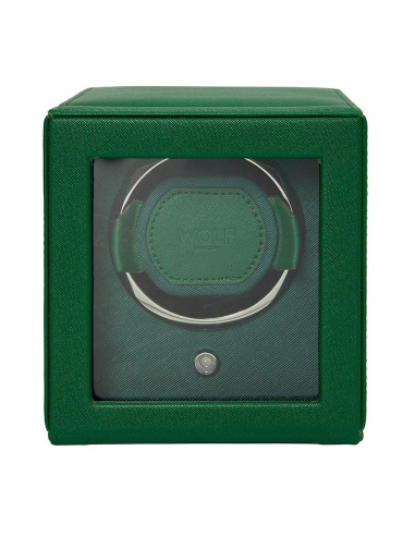WOLF CUB WINDER WITH COVER single watch winder green - 461143