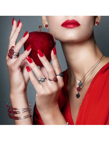 Pesavento I Colori del Mondo collana cuore nero...