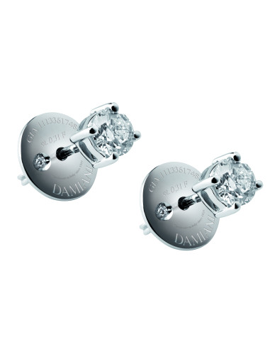 DAMIANI LUCE ORECCHINI IN ORO BIANCO CON DIAMANTE 0.30 ct