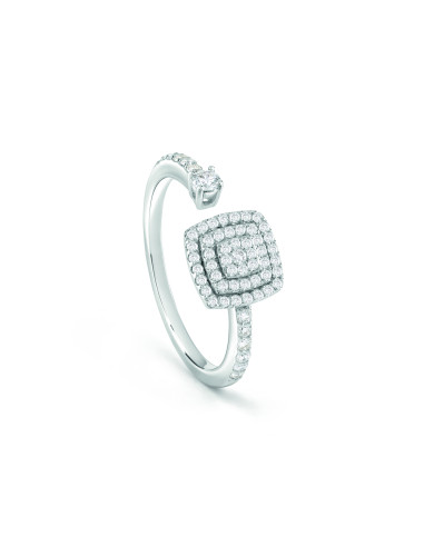 SALVINI Bagliori "Contrarié" ring in white gold and diamonds 0.35 ct - 20091598