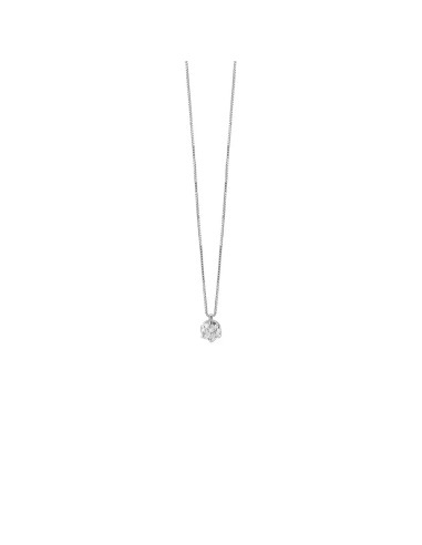 SALVINI Lavinia collana "punto luce" in oro bianco e diamanti 0.30 ct - 20076882