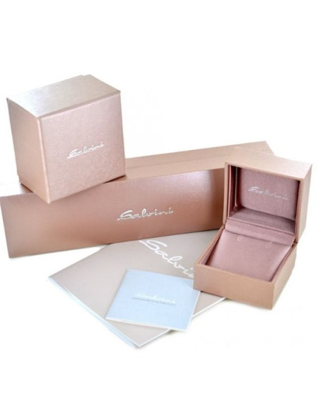 SALVINI Love For Color ring in white gold, 0.57 ct emerald and 0.38 ct diamonds - 20100594