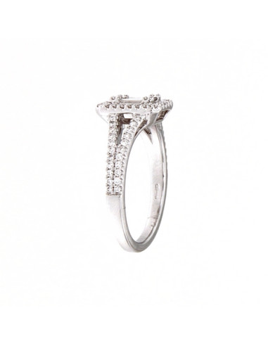 LJ ROMA DIAMOND collection ring in white gold...