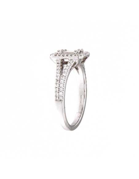 LJ ROMA DIAMOND collection ring in white gold and diamonds 0.57ct - VR25912DWS
