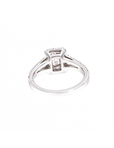 LJ ROMA DIAMOND collection ring in white gold and diamonds 0.57ct - VR25912DWS