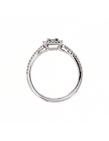 LJ ROMA DIAMOND collection ring in white gold...