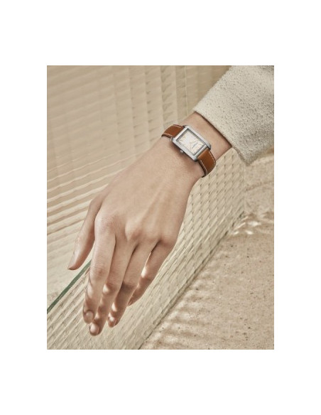 BAUME MERCIER HAMPTON Stahl und Leder M0A10472