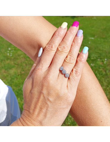 DAMIANI MARGHERITA Ring aus Weißgold und...