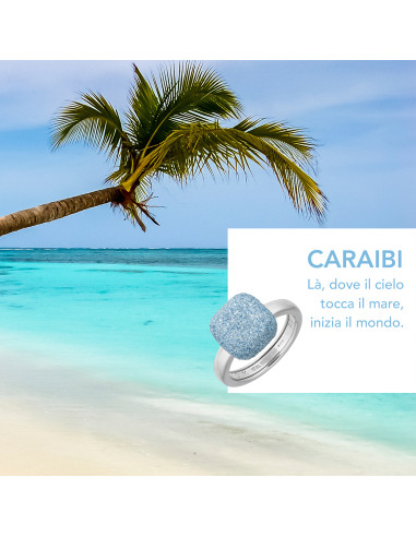 Pesavento Colors of the World Ring Caraibi-Blau...