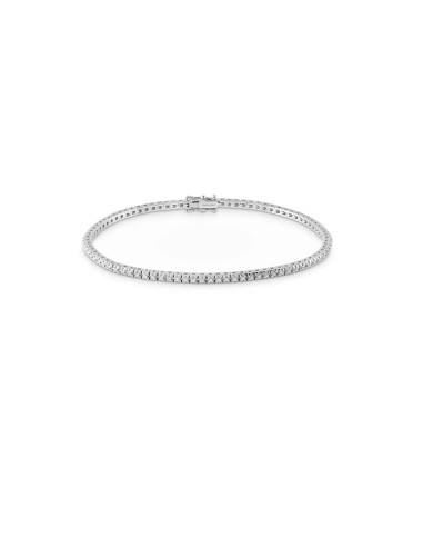 SALVINI Battito „Tennis“-Armband aus Weißgold...