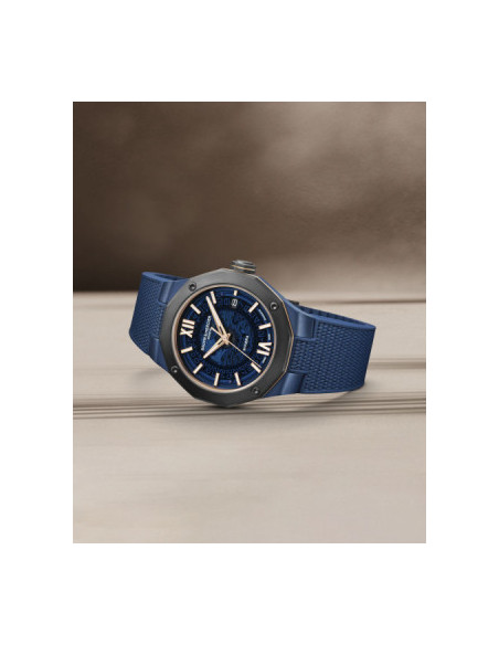 BAUME & MERCIER RIVIERA steel and titanium on rubber - M0A10769