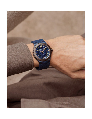 BAUME & MERCIER RIVIERA сталь и титан на резина...