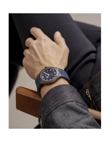 BAUME & MERCIER RIVIERA сталь и титан на резина...