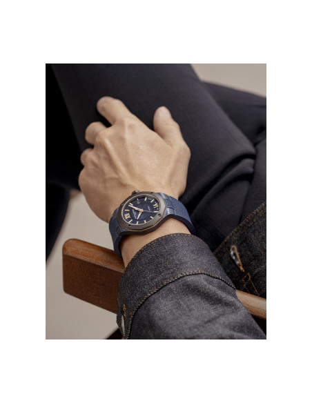 BAUME & MERCIER RIVIERA acciaio e titanio su caucciù - M0A10769