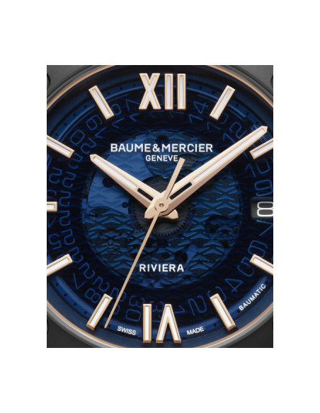 BAUME & MERCIER RIVIERA acciaio e titanio su caucciù - M0A10769