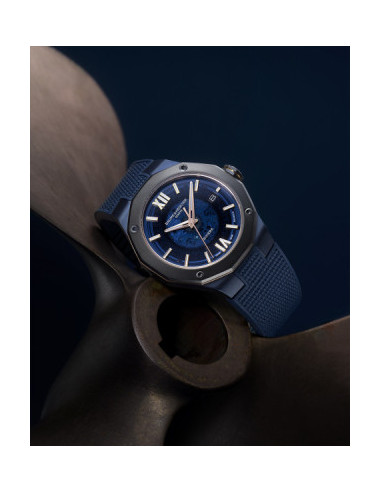 BAUME & MERCIER RIVIERA сталь и титан на резина...
