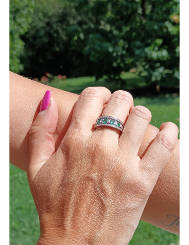 Damiani Belle Epoque Ring white gold with...