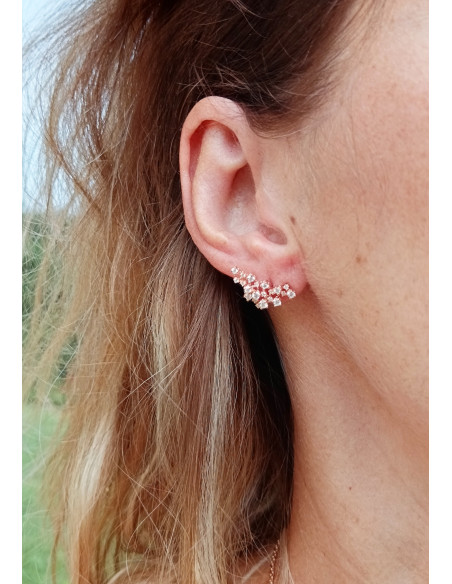 Damiani Mimosa Ohrringe aus Roségold mit Diamanten (0,54 ct), Ref: 20104949