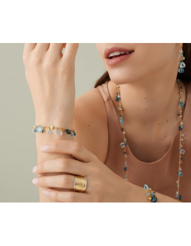 Marco Bicego Paradise bracciale in oro e topazi...