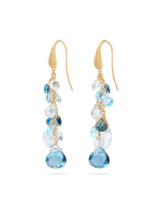 Marco Bicego Paradise-Ohrringe aus Gold, Blau und...