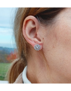 DAMIANI MIMOSA white gold earrings and diamonds ct 0.67 -... 2