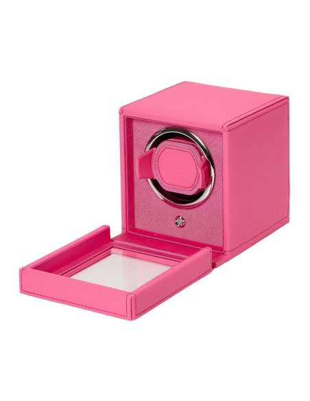 WOLF CUB WINDER WITH COVER Einzeluhr Wickler rosa - 461190