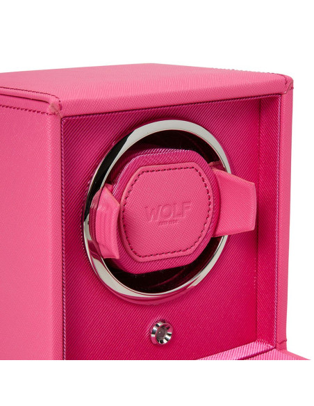 WOLF CUB WINDER WITH COVER Einzeluhr Wickler rosa - 461190