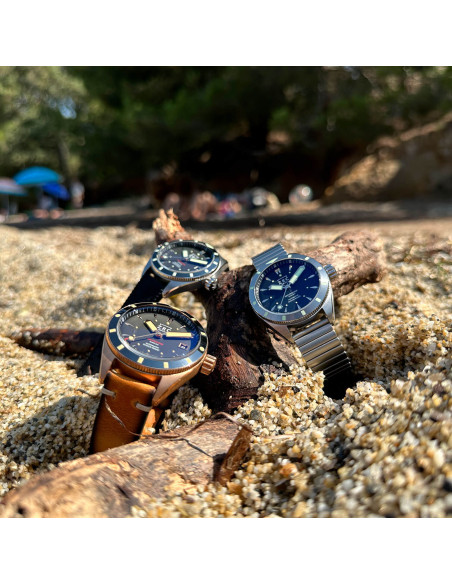 ZRC SECURICODE DIVER300 acciaio su gomma - 39mm - SC39208
