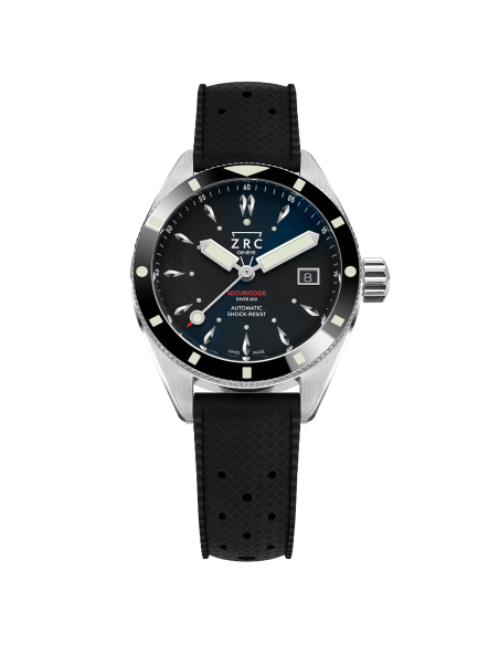 ZRC SECURICODE DIVER300 acciaio su gomma - 39mm - SC39208