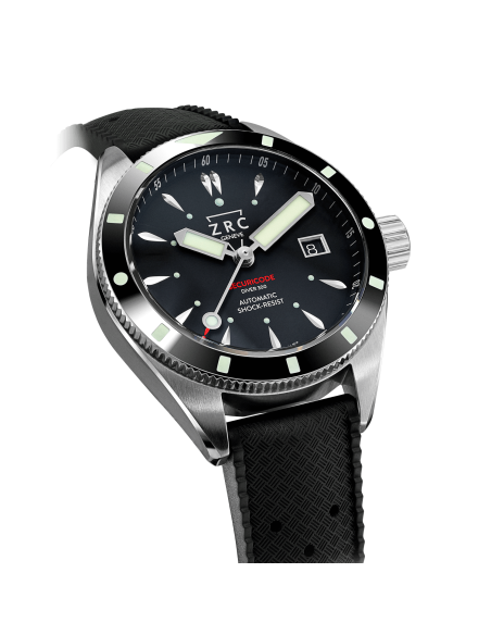 ZRC SECURICODE DIVER300 acciaio su gomma - 39mm - SC39208