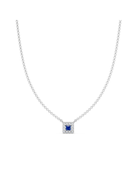 GOLAY Sapphire Collection Золотое ожерелье с бриллиантами и изумрудами 0,08 карата - GPV496DSMG