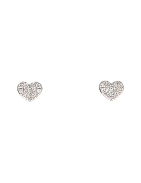 Crivelli Diamonds Collection Gold- und Diamantohrringe "HERZ" 0,14 ct - 370-XE1997