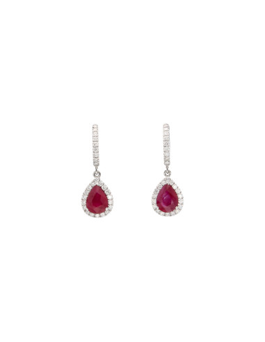 Crivelli Ruby Collection "Drop" Ohrringe aus...