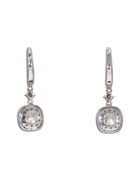 Crivelli Diamond Collection Gold- und Diamantohrringe im Kissenschliff, 1,66 ct – 372-2421