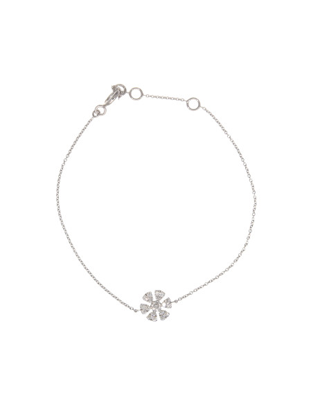 Crivelli Diamonds Collection Armband "BLUME" aus Gold und Diamanten 0.24 ct - 370-XB2343