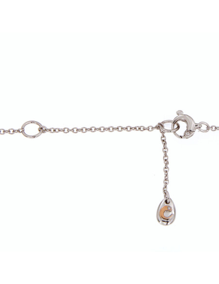 Crivelli Diamonds Collection "DROP" Necklace in gold and diamonds 0.96 ct - 372-3664