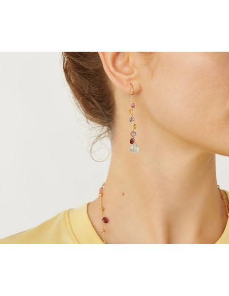 Marco Bicego Paradise серьги из золота OB1744-AB-MIX01T