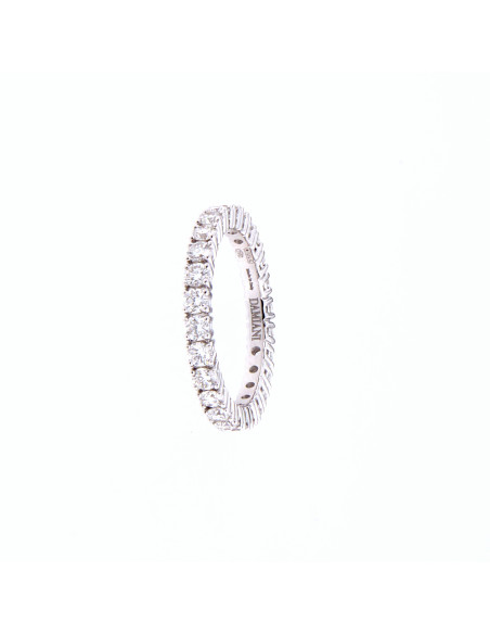 DAMIANI VERAMORE ETERNITY RING white gold with diamonds 0.87 ct