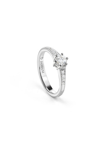 DAMIANI VENERE ring in white gold with diamond 0.30 ct FULL PAVE'