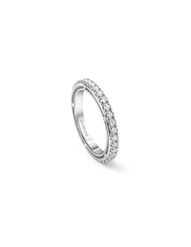 DAMIANI D-SIDE ETERNITY RING WHITE GOLD 0.48 ct...