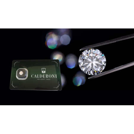 Calderoni сертифицированный бриллиант в блистерной упаковке: карат 0.05 G IF