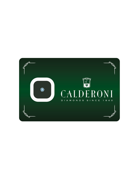 Calderoni сертифицированный бриллиант в блистерной упаковке: карат 0.16 G IF