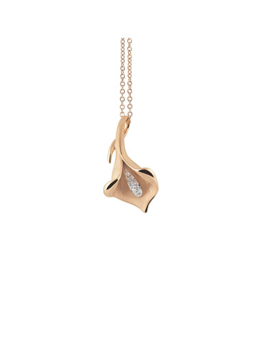 ANNAMARIA CAMMILLI CALLA necklace gold and diamonds Ref: GPE0197