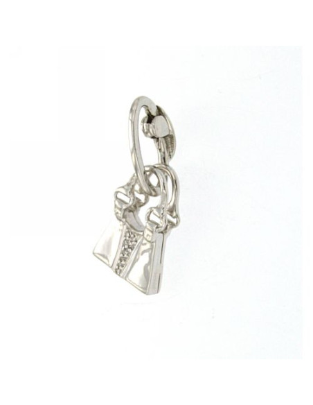 Rosato Charms Borsa Catherine oro bianco e diamanti