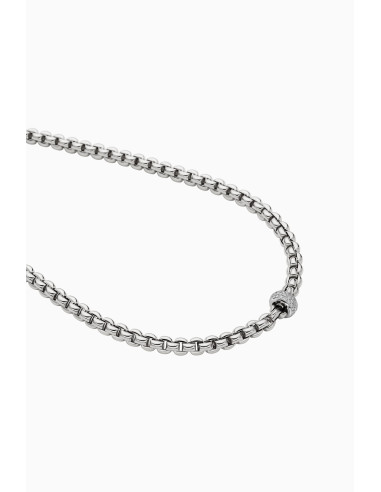 Fope Necklace Flex'It Eka in gold and diamonds ref 721C-PAVE